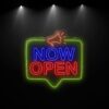 Now Open Neon Sign