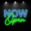 Now Open Business Neon Sign