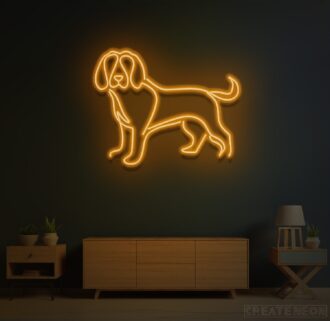 Beagle Neon Sign