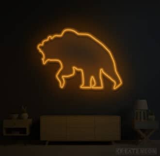 Bear Market Neon Sign