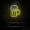 Beer glass neon sign