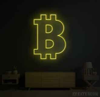 Bitcoin Neon Sign