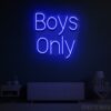 BOYS ONLY NEON SIGN