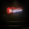 Budweiser guitar neon sign