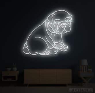 Bulldog Neon sign
