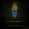 Busch light corn neon sign