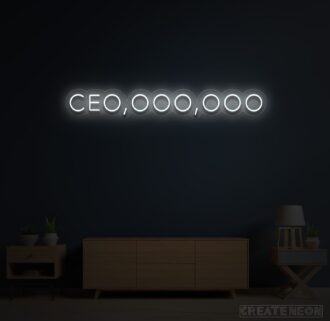 CEO Neon Sign
