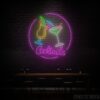 Cocktail Glasses Neon Sign