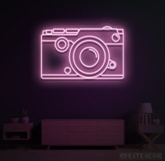 Camera Neon Sign