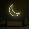 Crescent Moon Neon Sign
