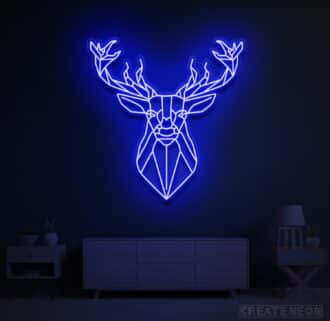 Deer Head Neon Sign