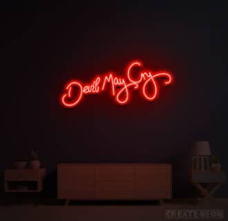 Devil May Cry Neon Sign