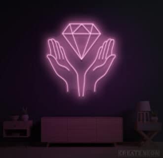 Diamond Hands Neon Sign
