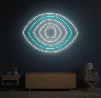 Multi Color Eye neon sign