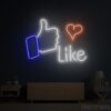 Facebook Like Neon Sign