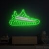 Green Yeezy Shoes Neon Sign