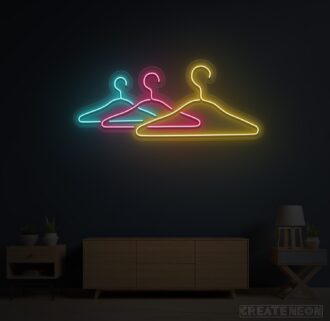Hanger Multi-color Neon Sign