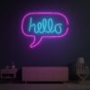 Hello neon sign