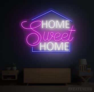 Home Sweet Home Custom Neon Sign