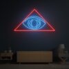 Illuminati eye neon sign