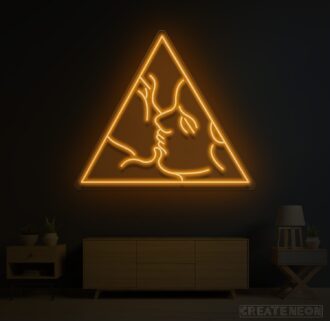 Kissing Lovers Neon Sign