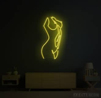 Girl Pose Neon Sign