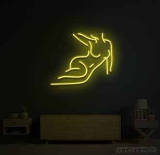 Naked Lady Neon Sign