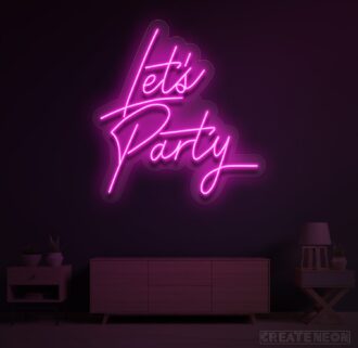 Let's Party Neon Sign