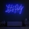 Let's Party Neon Sign LED Light