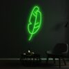 Neon Leaf sign