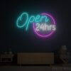 Open 24 Hrs Neon Sign