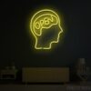 Open Mind Brain Neon Sign