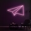 Paper plane Neon sign