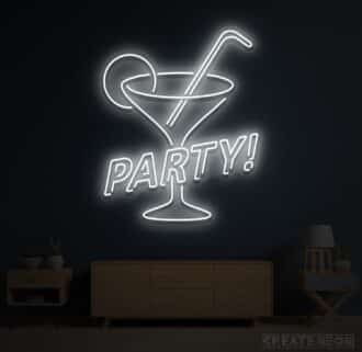 Party Cocktail Neon Sign