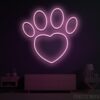 Paw Print Neon Sign
