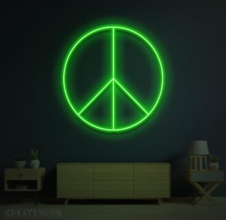 Peace Neon Sign