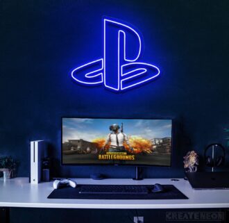 Play station neon sign
