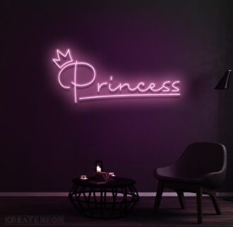 Princess neon sign