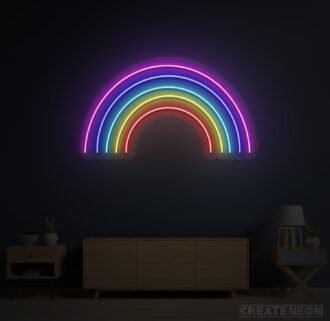 Rainbow Neon Sign