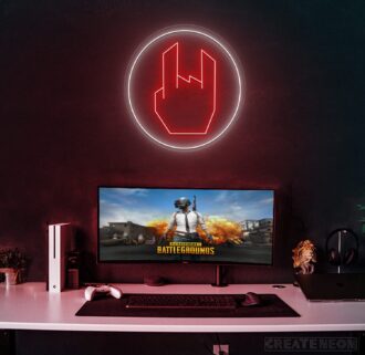 Rock and Roll Hand Neon Sign