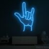Rock and Roll Hand Neon Sign