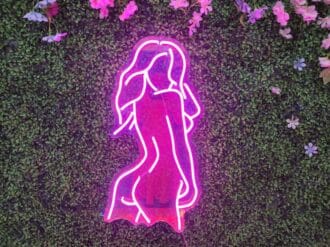 Female Pose Neon Sign