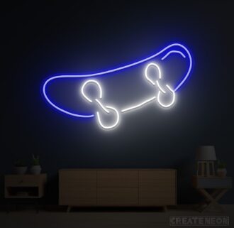 Skateboard Neon Sign