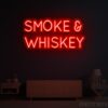 Smoke and Whiskey Neon Sign