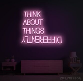 Think about things differently