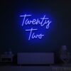 Twenty Two Neon Sign