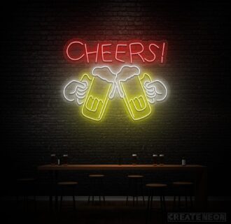 Cheers and Beers Neon Sign
