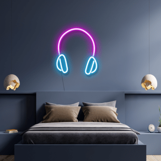 Headphone Neon Sign