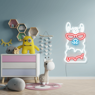 llama Neon Sign
