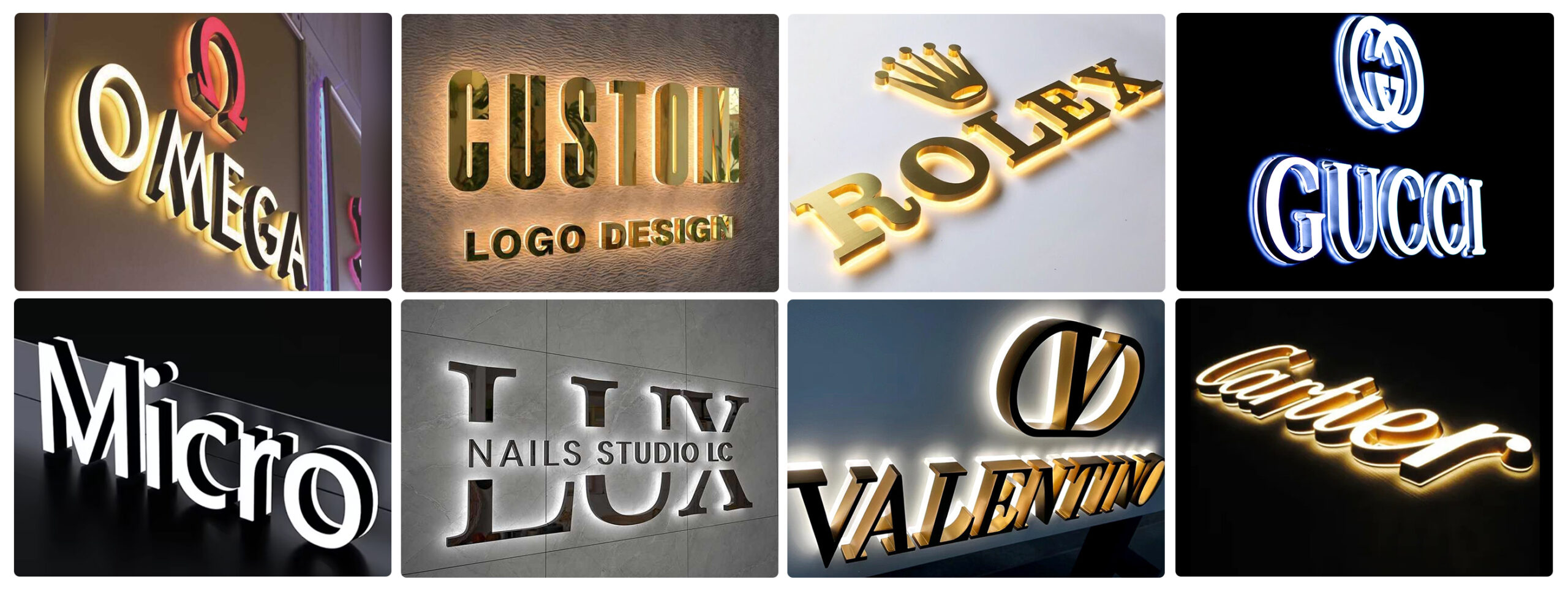 custom backlit signs